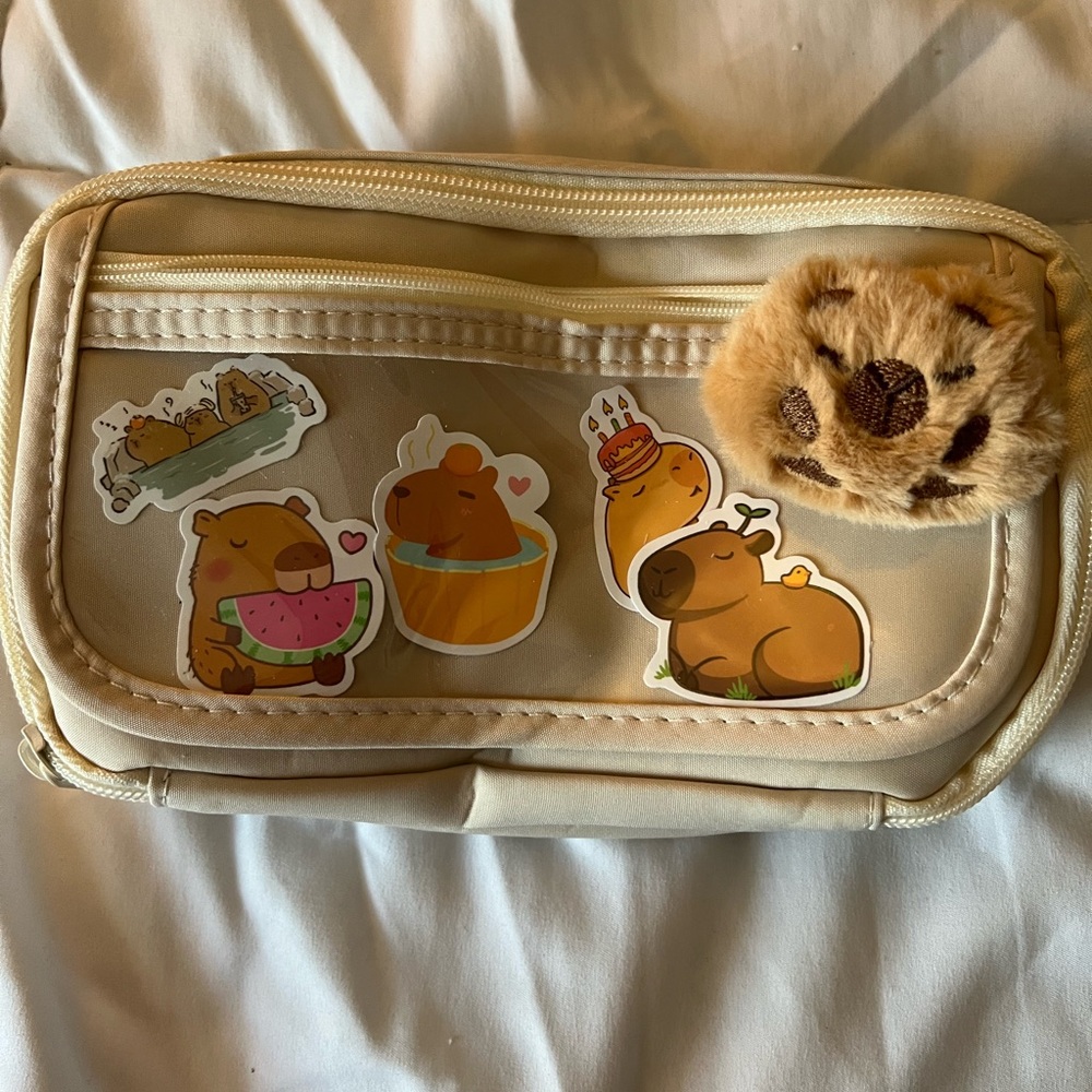 Capybara pencil case
